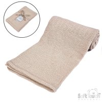 CBP60-COF: Coffee Deluxe Personalisation Cellular Cotton Roll Blanket